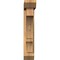 Ekena Millwork Balboa Slat Smooth Bracket w/ Offset Brace, Western Red Cedar, 5 1/2"W x 22"D x 30"H BKT0604X22X30BOA06SWR - alternate 3